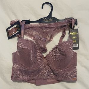 Rachel Roy Lavender bra and thong set